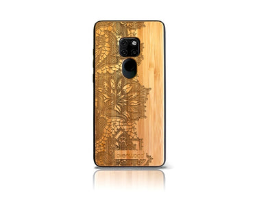 Coque arrière FLEURS Huawei Mate 20